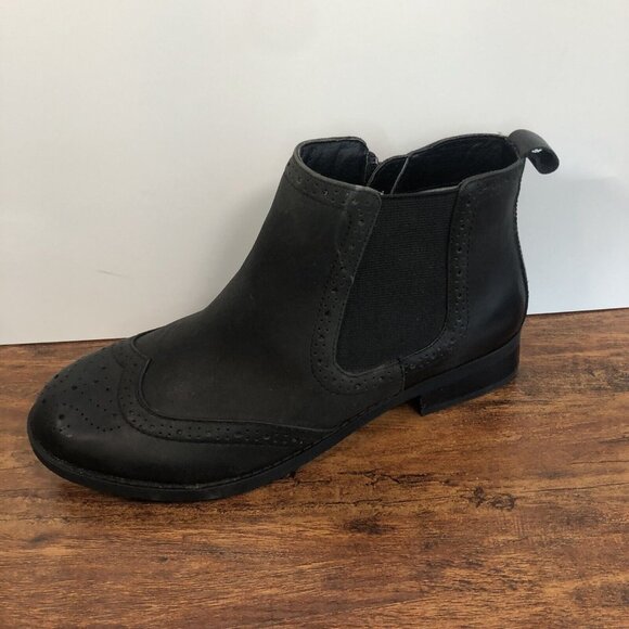 Vionic Womens Size 6.5 Black Leather Chelsea Ankle‎ Boots Comfort Classic - Picture 7 of 10